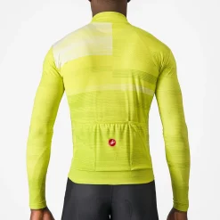 Maglia maniche lunghe Castelli Collapse - Giallo