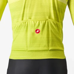 Maglia maniche lunghe Castelli Collapse - Giallo