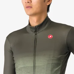 Maglia maniche lunghe Castelli Unlimited Thermal - Verde