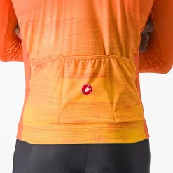Maglia maniche lunghe Castelli Unlimited Thermal - Arancio