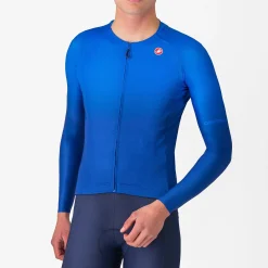 Maglia maniche lunghe Castelli UPF - Azzurro