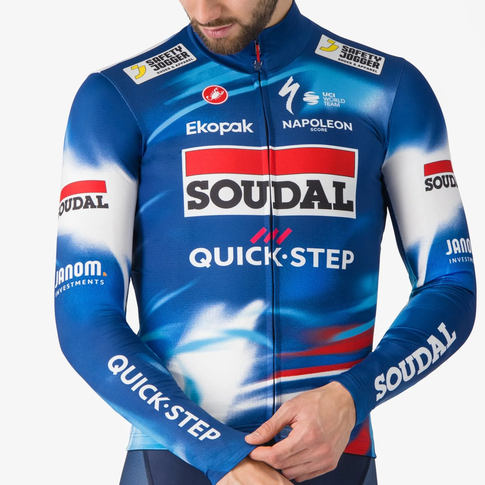 Maglia maniche lunghe Castelli Soudal Quick-Step 2025 Pro Thermal Mid