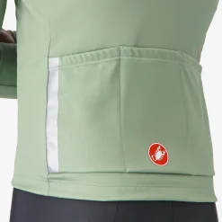 Maglia maniche lunghe Castelli Entrata - Verde giallo