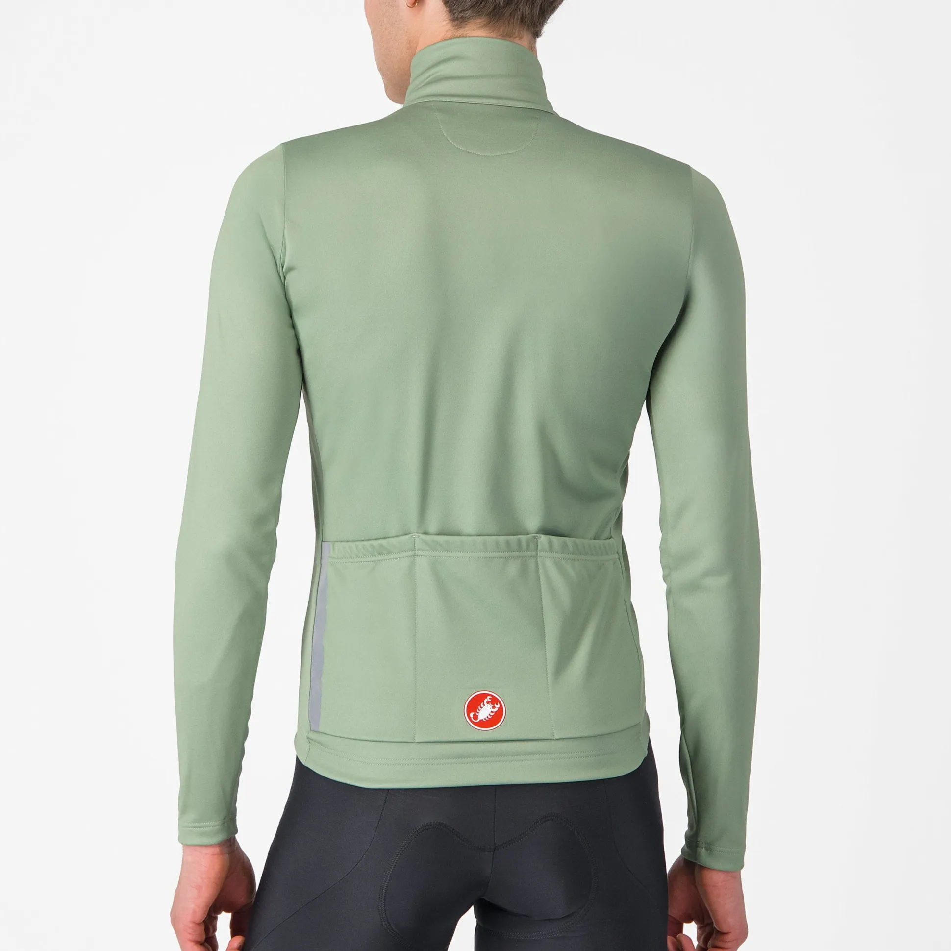 Maglia maniche lunghe Castelli Entrata - Verde giallo