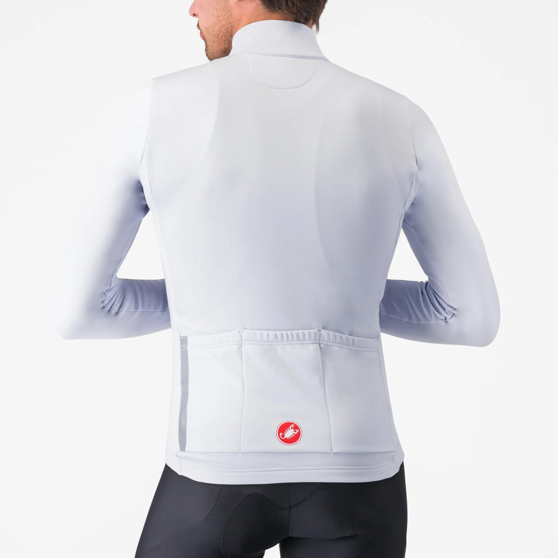 Maglia maniche lunghe Castelli Entrata - Bianco