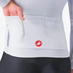Maglia maniche lunghe Castelli Entrata - Bianco
