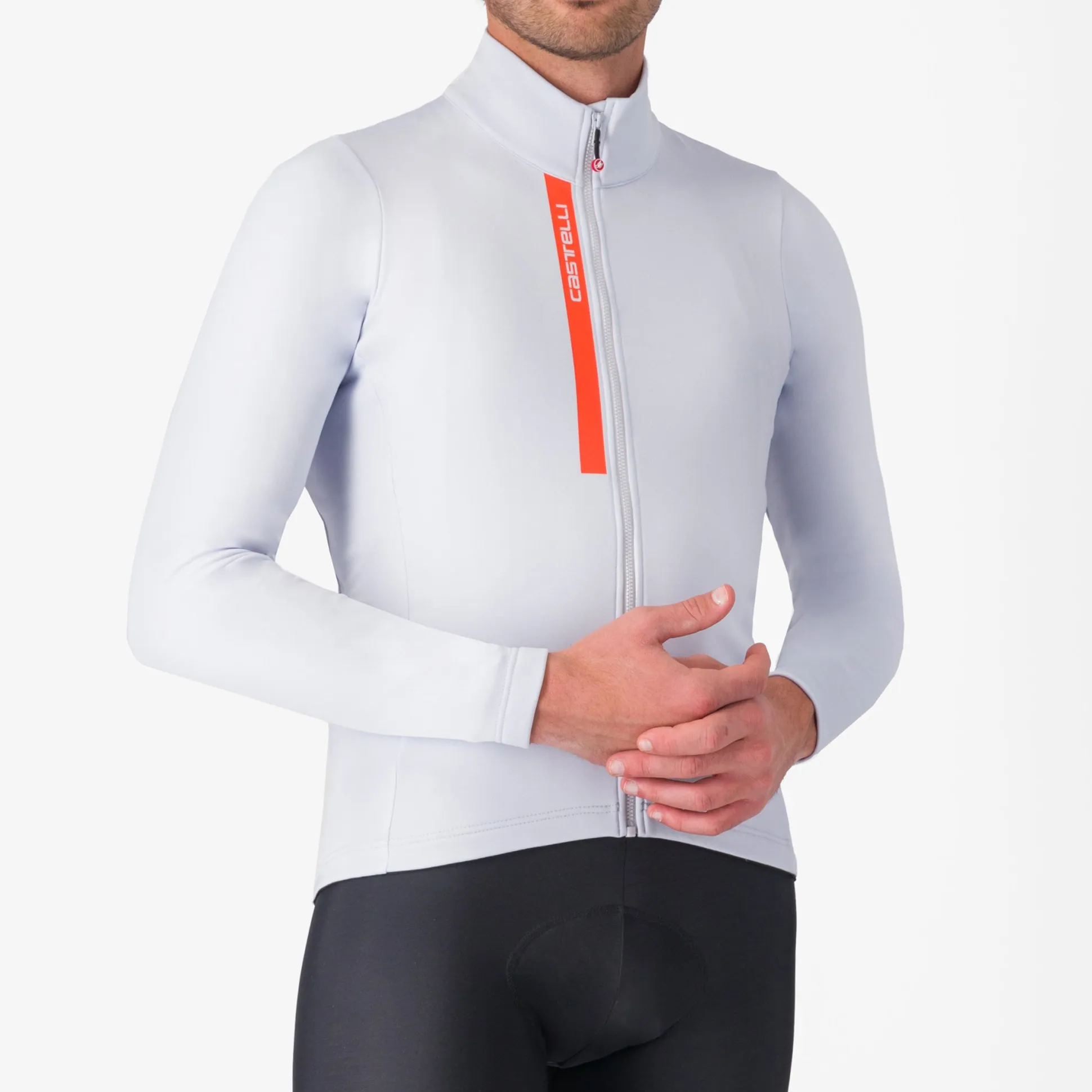 Maglia maniche lunghe Castelli Entrata - Bianco