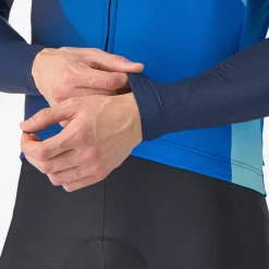 Maglia maniche lunghe Castelli Amplify - Blu