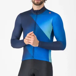 Maglia maniche lunghe Castelli Amplify - Blu