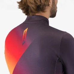Maglia maniche lunghe Castelli Amplify - Rosso