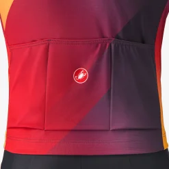 Maglia maniche lunghe Castelli Amplify - Rosso