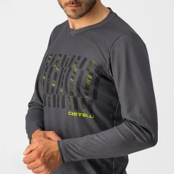 Maglia maniche lunghe Castelli Trail Tech Tee - Grigio