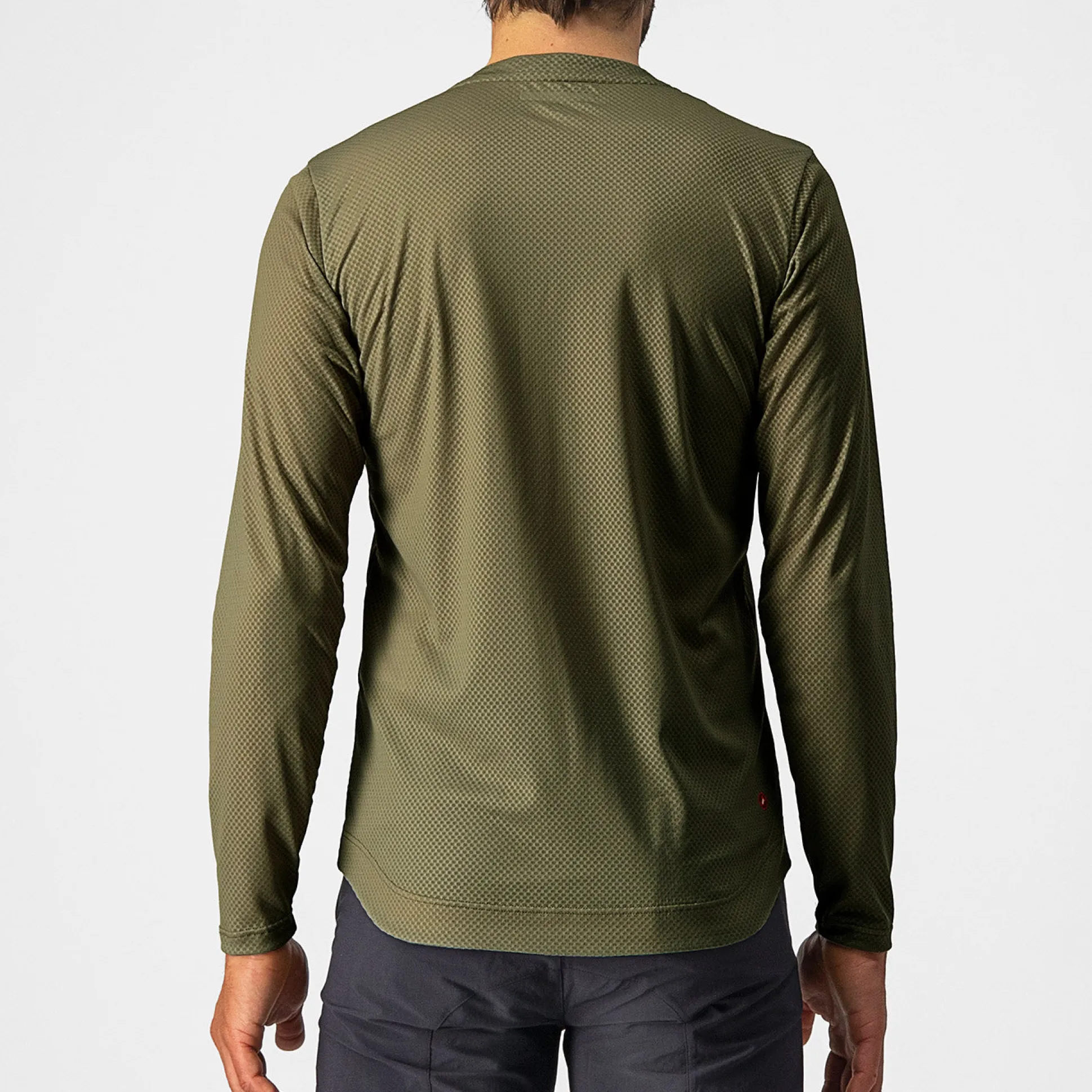 Maglia maniche lunghe Castelli Trail Tech Tee - Verde scuro