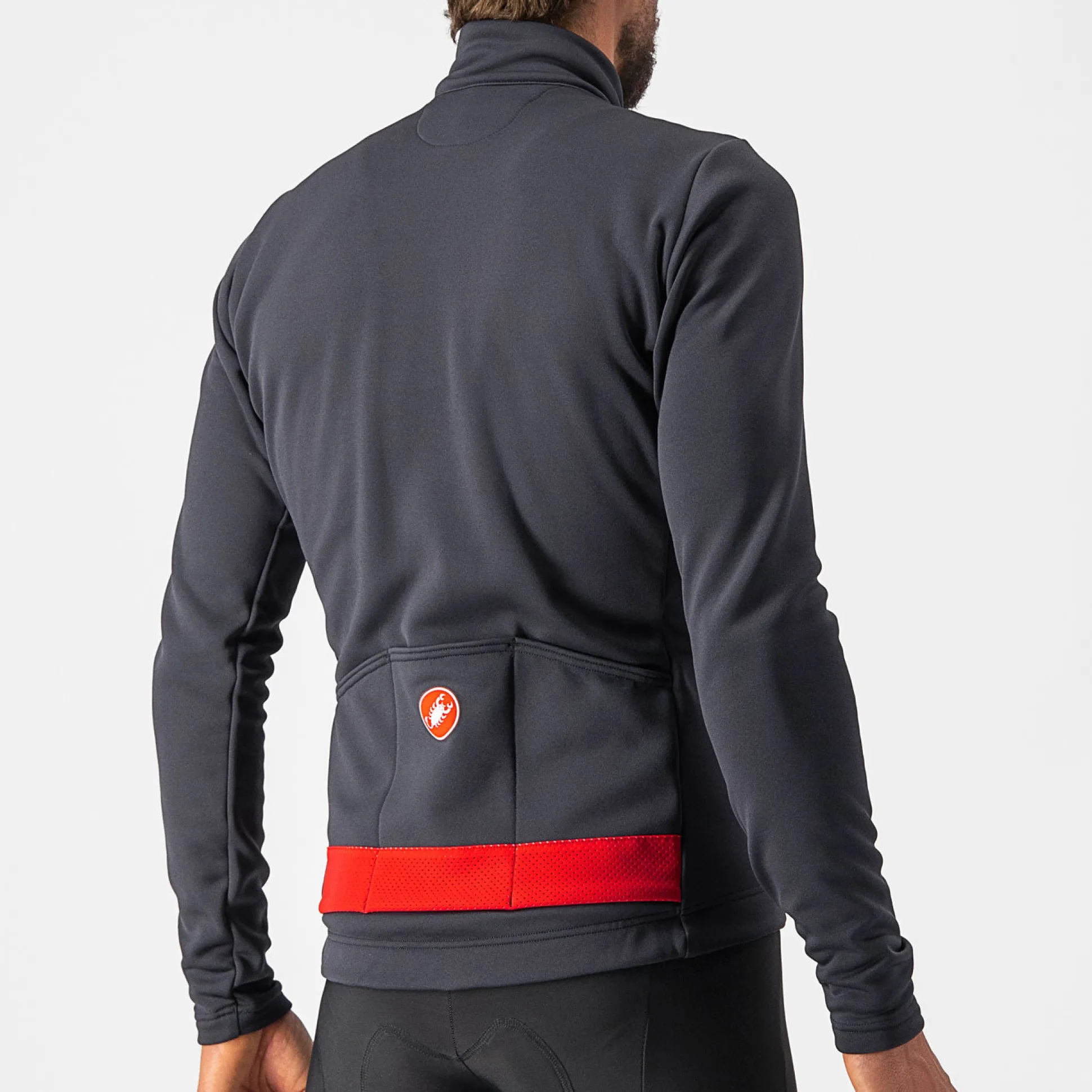 Maglia maniche lunghe Castelli Puro 3 - Grigio scuro