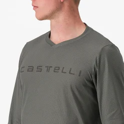 Maglia maniche lunghe Castelli Trail Tech Tee 2 - Grigio