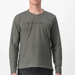 Maglia maniche lunghe Castelli Trail Tech Tee 2 - Grigio
