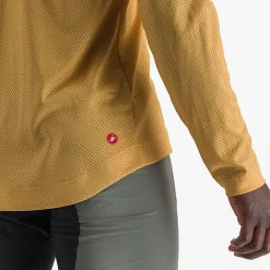 Maglia maniche lunghe Castelli Trail Tech Tee 2 - Giallo
