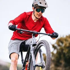 Maglia maniche lunghe Castelli Trail Tech Tee 2 - Rosso