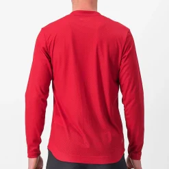 Maglia maniche lunghe Castelli Trail Tech Tee 2 - Rosso