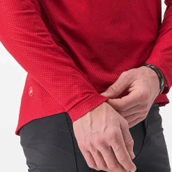 Maglia maniche lunghe Castelli Trail Tech Tee 2 - Rosso