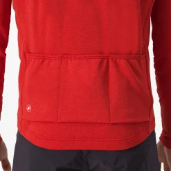 Maglia maniche lunghe Castelli Unlimited Trail - Rosso