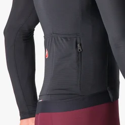 Maglia maniche lunghe Castelli Espresso - Nero