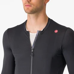 Maglia maniche lunghe Castelli Espresso - Nero