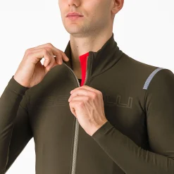 Maglia maniche lunghe Castelli Tutto Nano RoS - Marrone