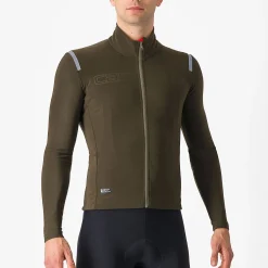Maglia maniche lunghe Castelli Tutto Nano RoS - Marrone
