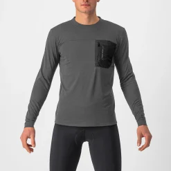 Maglia maniche lunghe Castelli Unlimited Merino - Grigio
