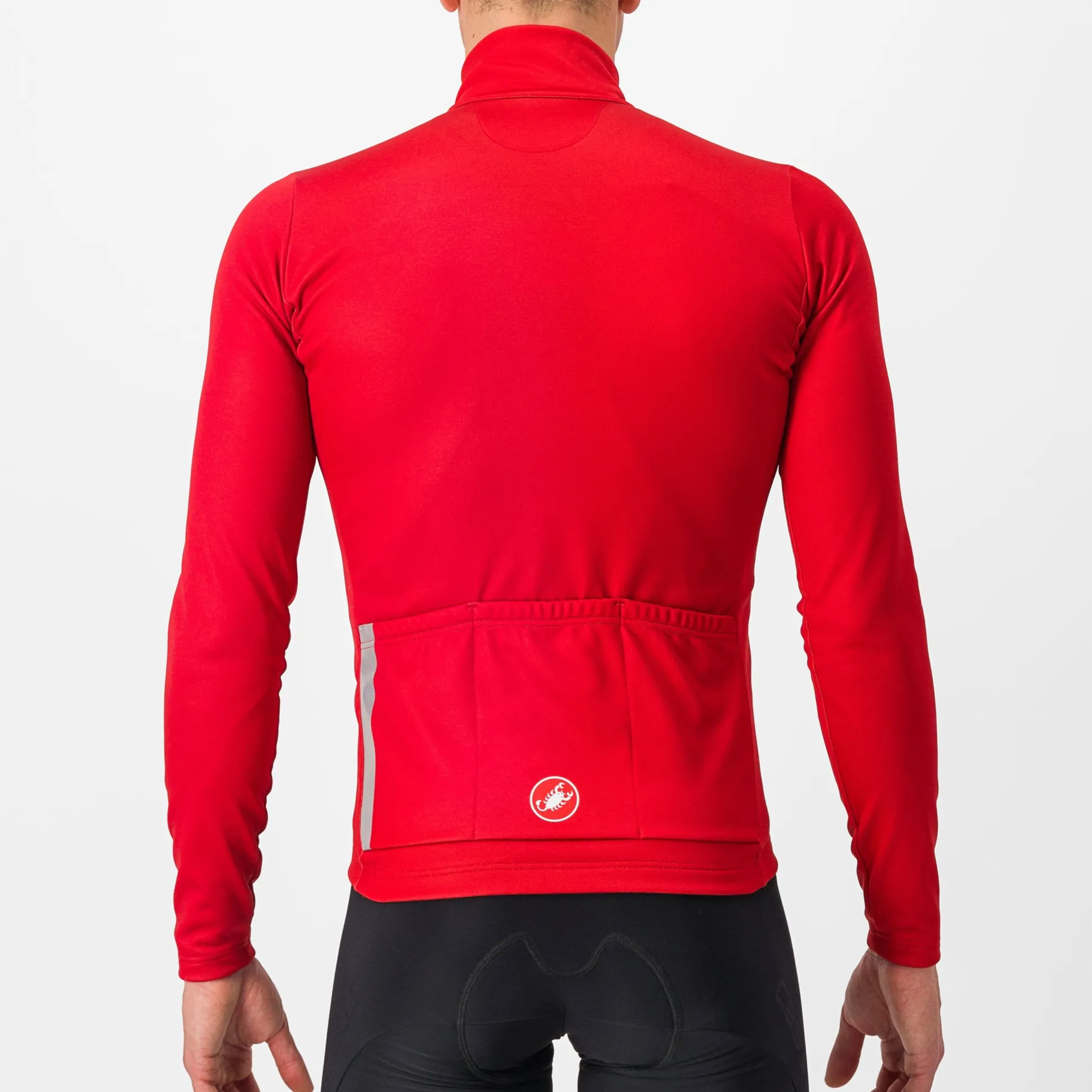 Maglia maniche lunghe Castelli Entrata - Rosso scuro