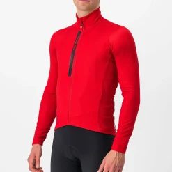 Maglia maniche lunghe Castelli Entrata - Rosso scuro