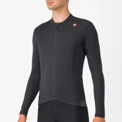 Maglia maniche lunghe Castelli Espresso Thermal - Nero