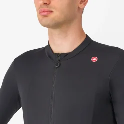 Maglia maniche lunghe Castelli Espresso Thermal - Nero