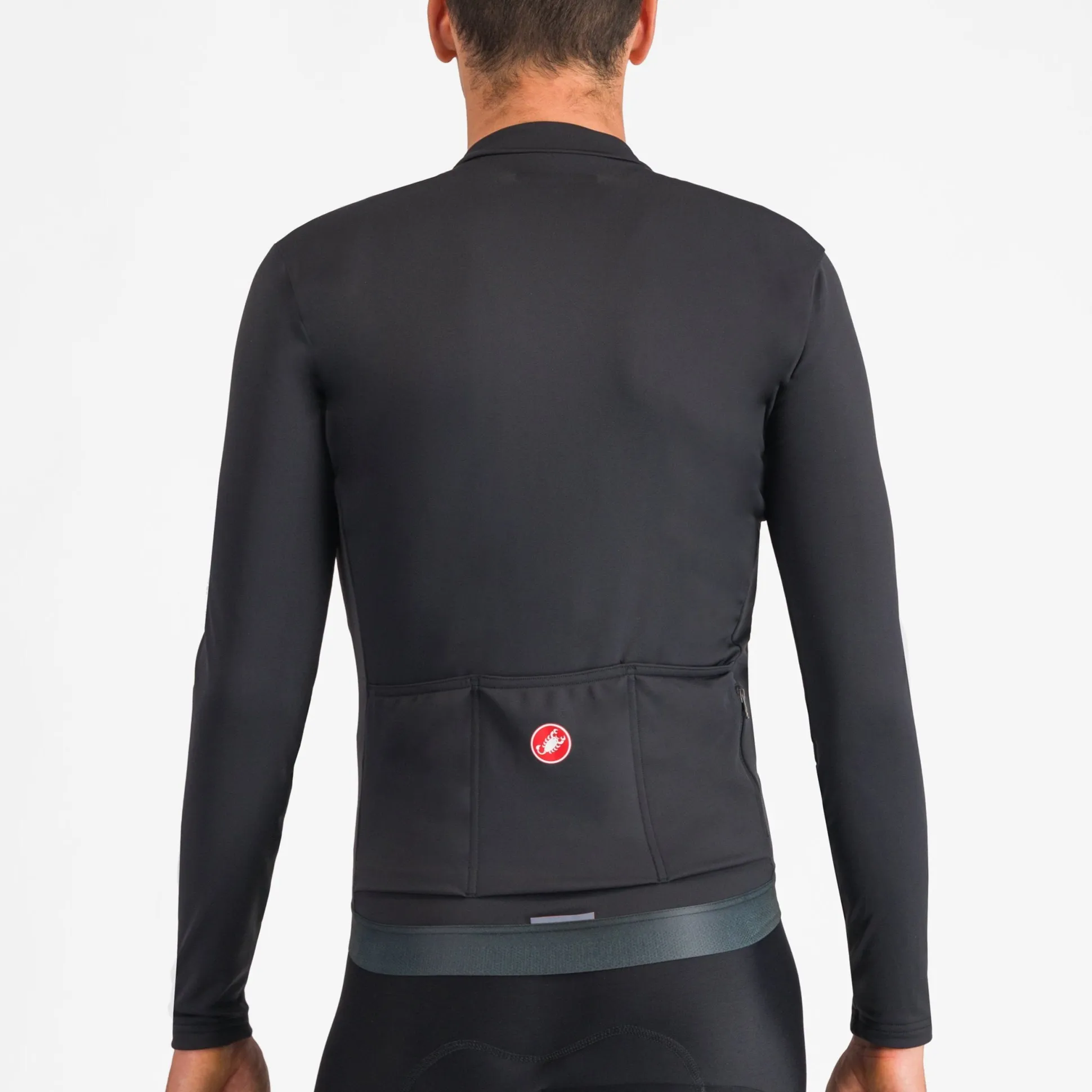 Maglia maniche lunghe Castelli Espresso Thermal - Nero