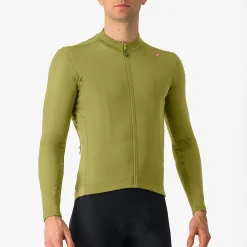 Maglia maniche lunghe Castelli Espresso Thermal - Verde