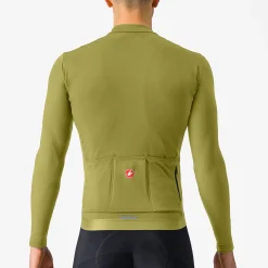 Maglia maniche lunghe Castelli Espresso Thermal - Verde