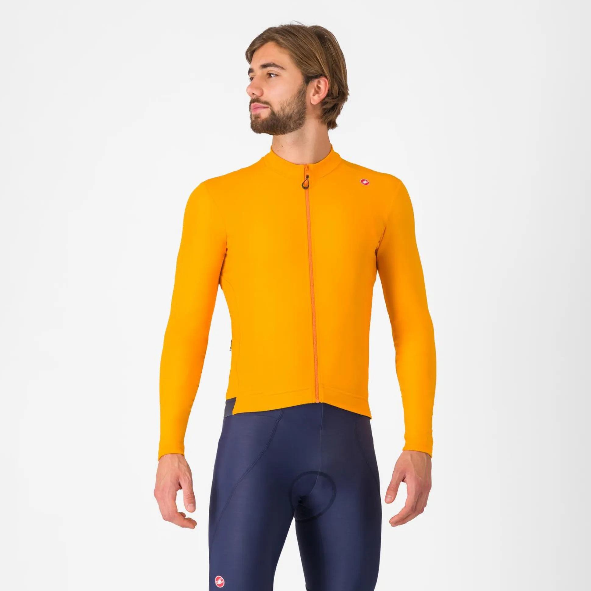 Maglia maniche lunghe Castelli Espresso Thermal - Giallo
