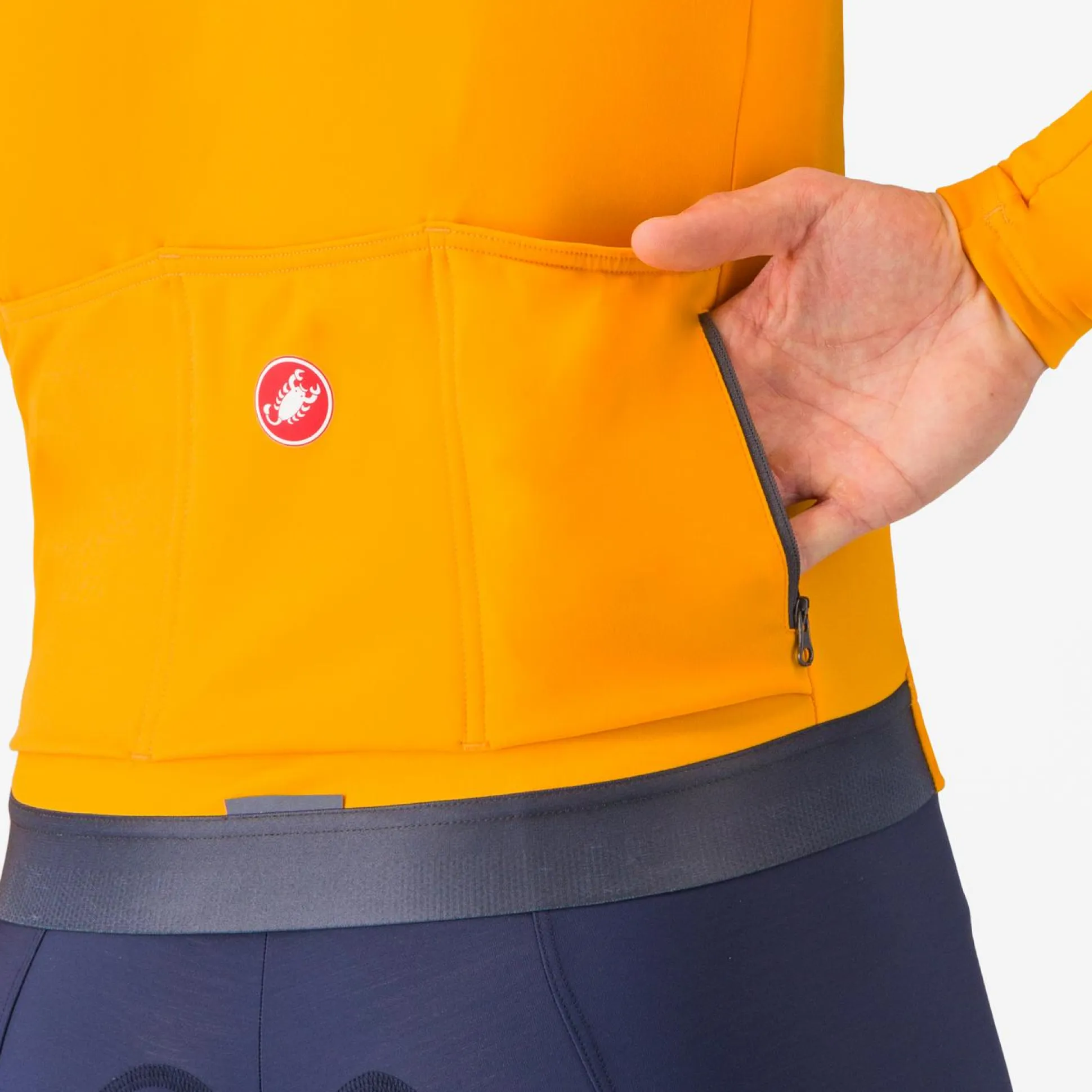 Maglia maniche lunghe Castelli Espresso Thermal - Giallo