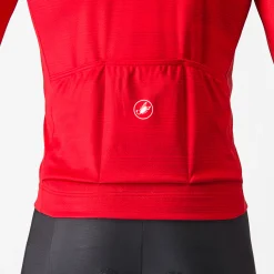 Maglia maniche lunghe Castelli Collapse - Rosso