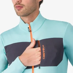 Maglia maniche lunghe Castelli Unlimited Trail 2 - Azzurro