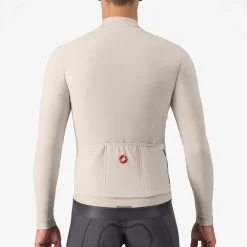 Maglia maniche lunghe Castelli Espresso Thermal - Beige