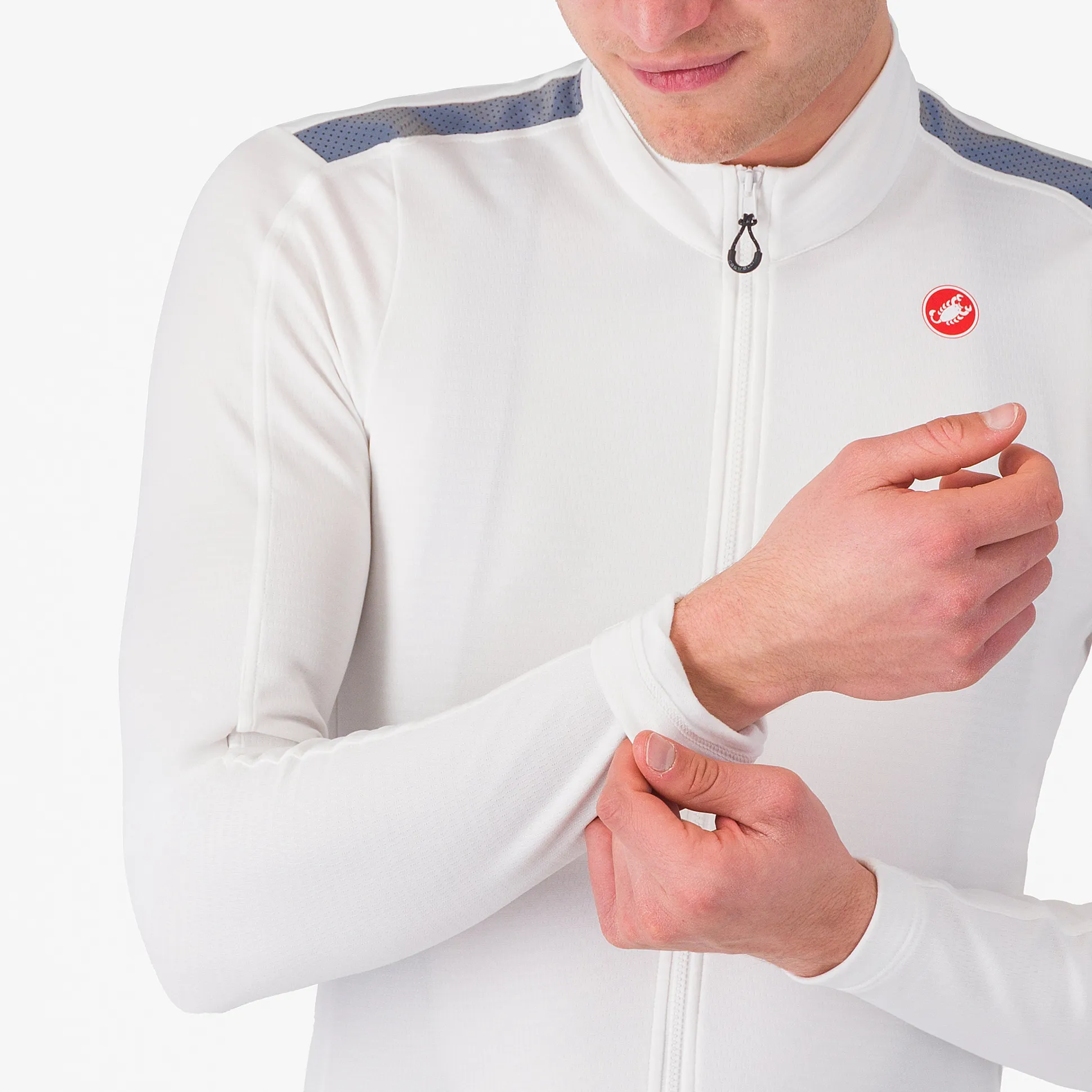 Maglia maniche lunghe Castelli Puro 4 - Bianco