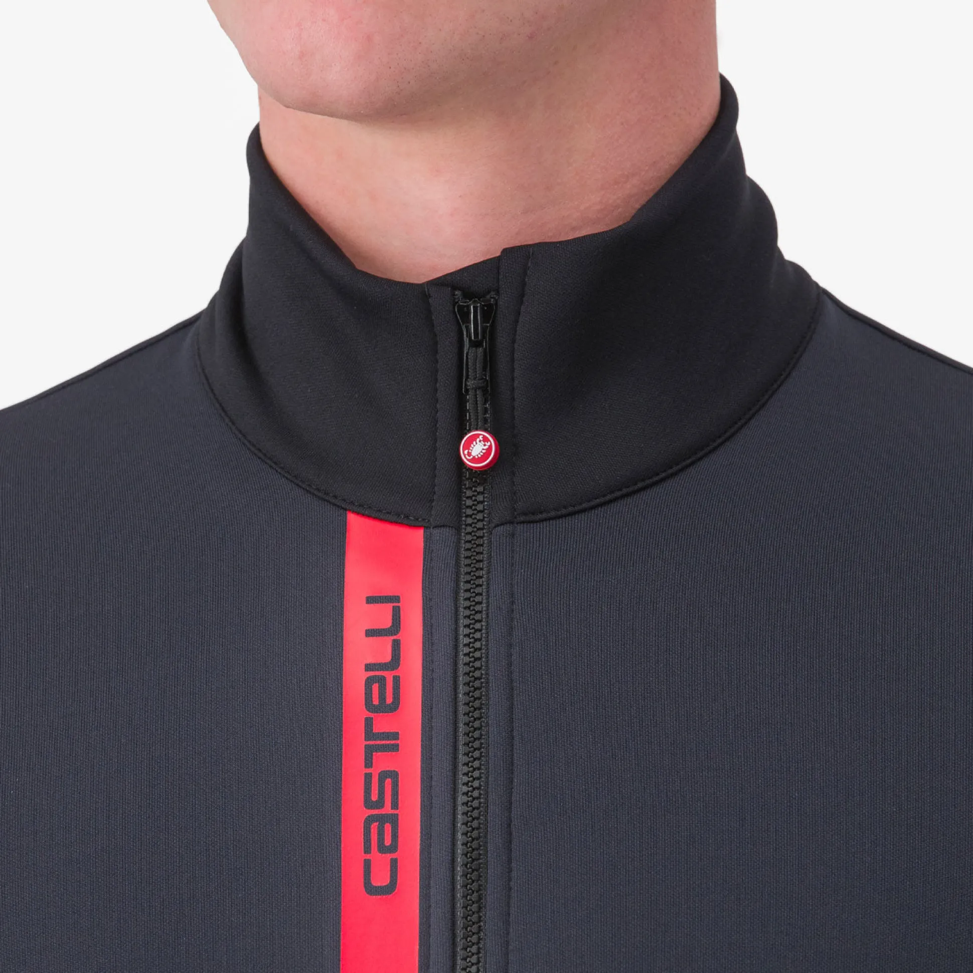 Maglia maniche lunghe Castelli Entrata - Nero