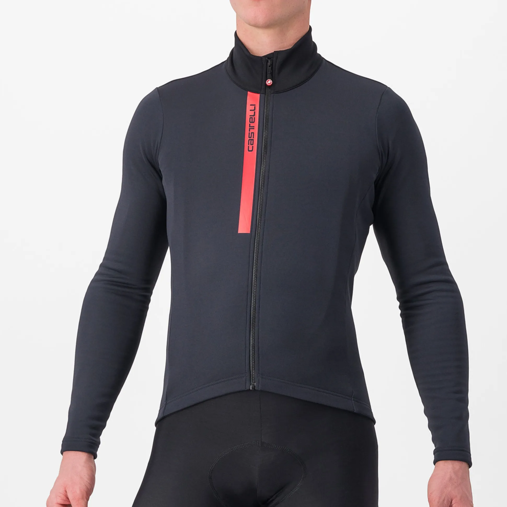 Maglia maniche lunghe Castelli Entrata - Nero