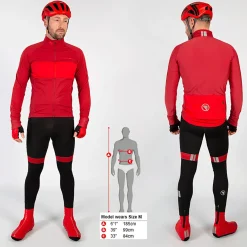 Maglia maniche lunghe Endura FS260-Pro Jetstream - Rosso