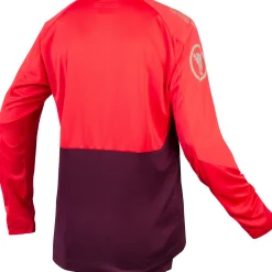 Maglia maniche lunghe Endura MT500 Burner - Viola