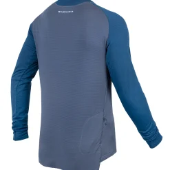 Maglia maniche lunghe Endura Singletrack Fleece - Blu