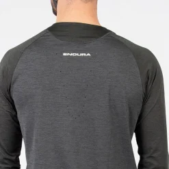 Maglia maniche lunghe Endura SingleTrack - Nero