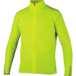 Maglia maniche lunghe Endura Roubaix - Giallo